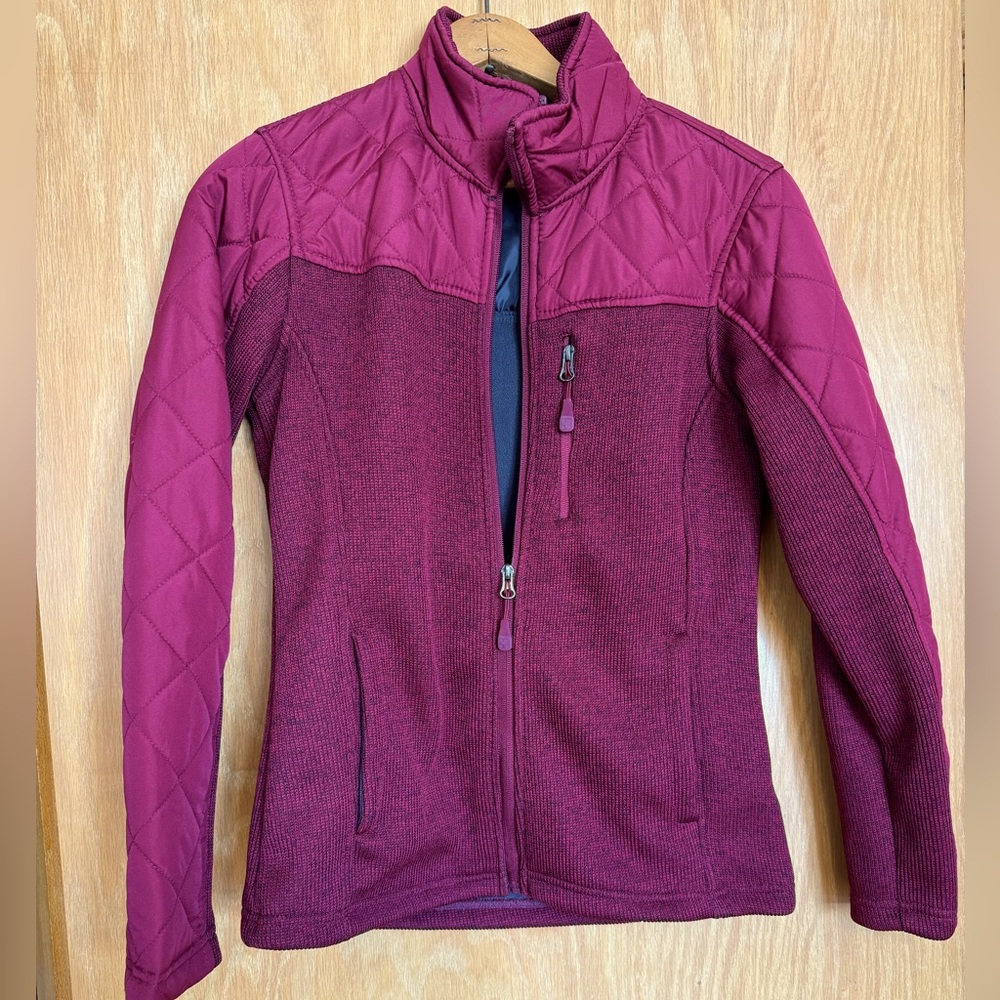Swiss Tech Maroon Jacket Size Small